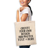 PERSONALISED - Printed Tote Bag with Text, Photos, anything!