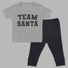 TEAM SANTA - Matching Set - Bottoms & Tee - 0 Months to 24 Months