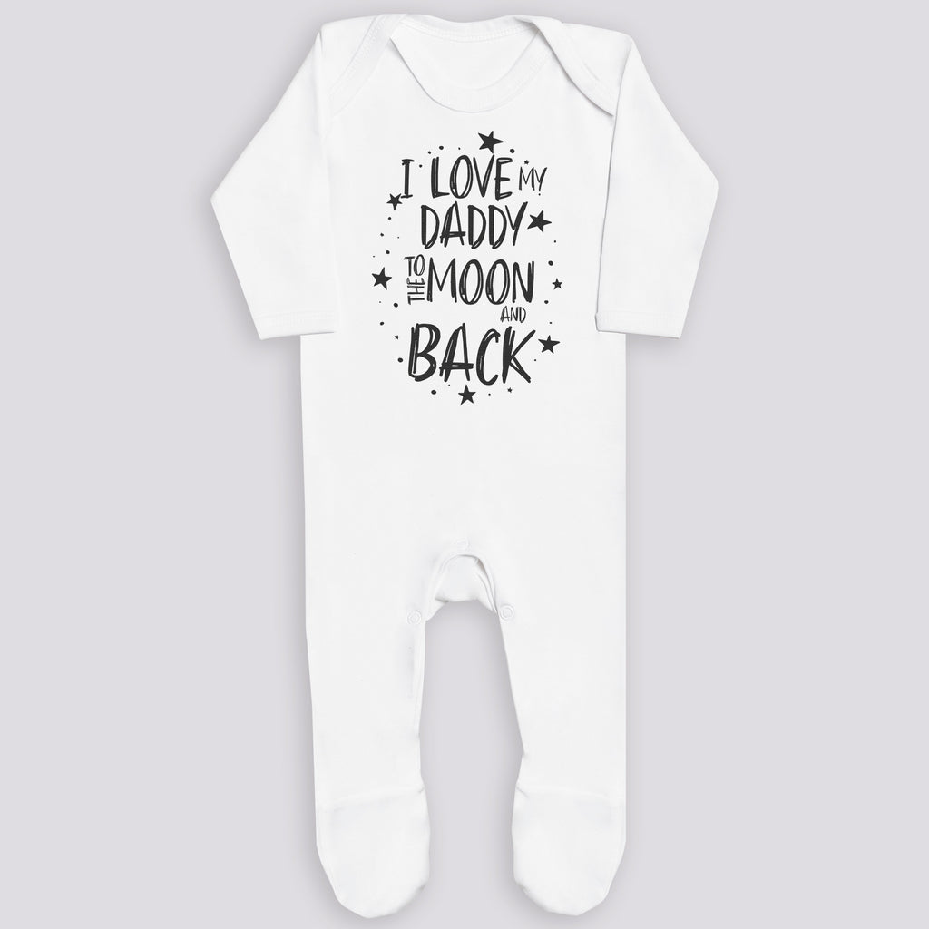 I Love My Daddy To The Moon & Back - Rompersuit - Newborn to 12 Months