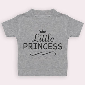 Little Princess - Grey Baby/Kids T-Shirt - 0 months to 5 yrs