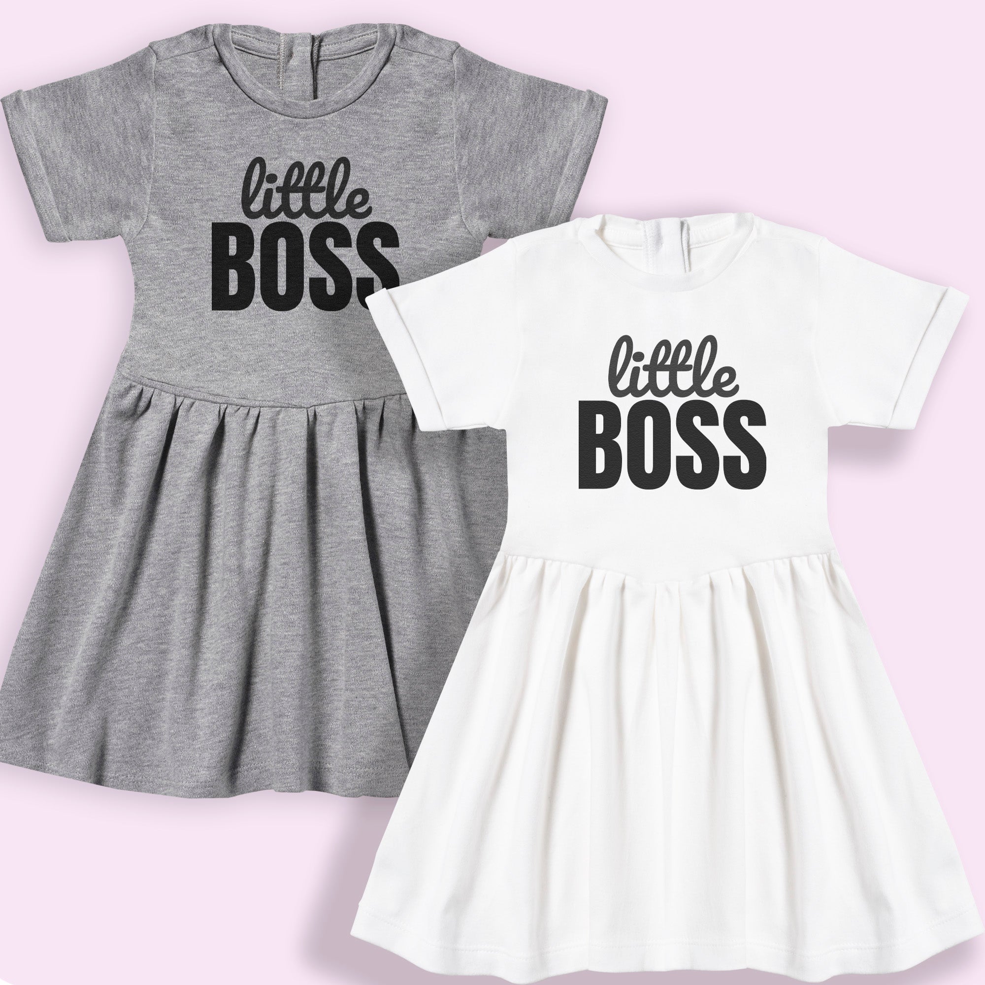 Little Boss - Girls Dress - 6 Months to 6 years