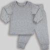 Plain Loungewear Set - Grey - 0 months to 7 years