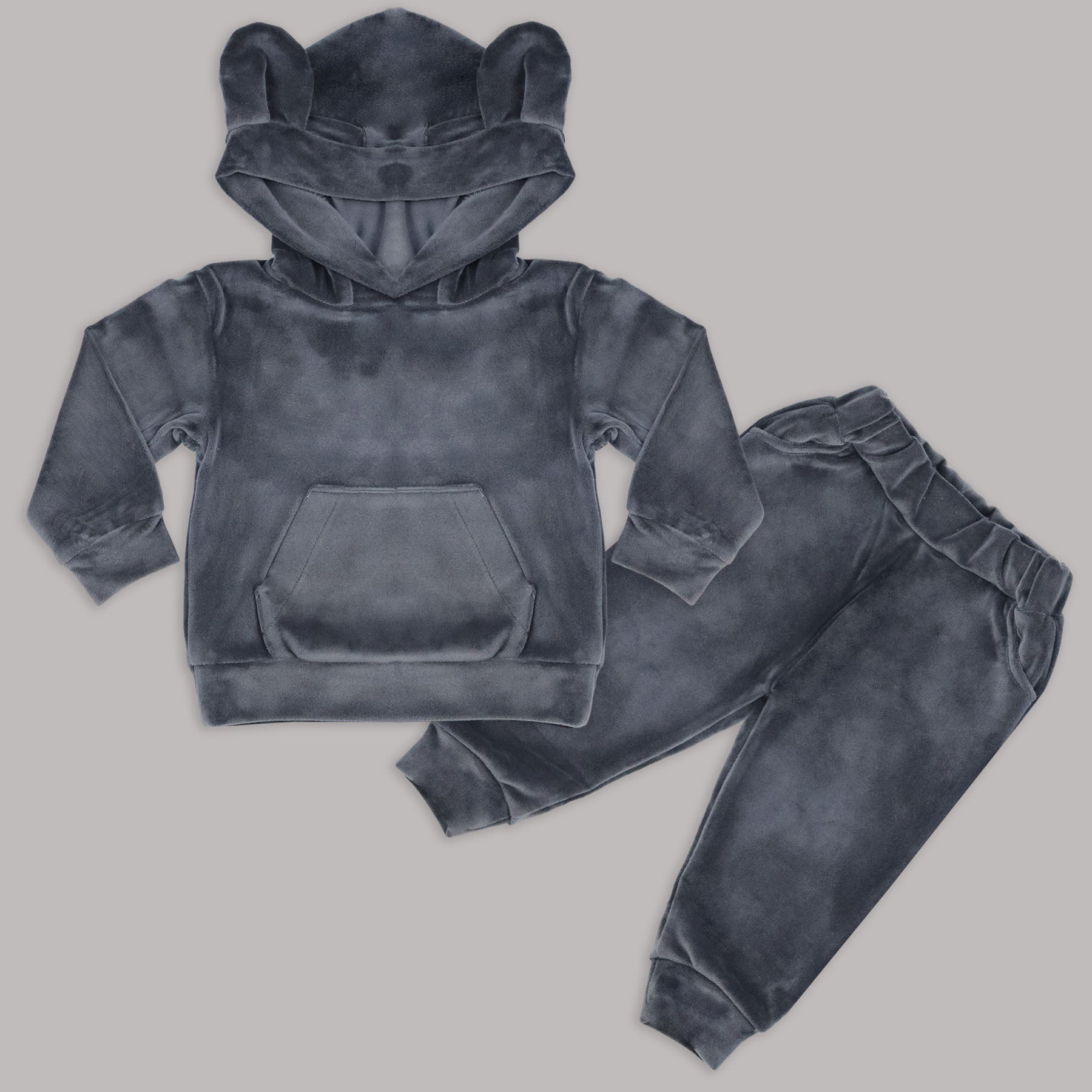 Velar Hooded Ears Tracksuit Set - 0 months to 7 years