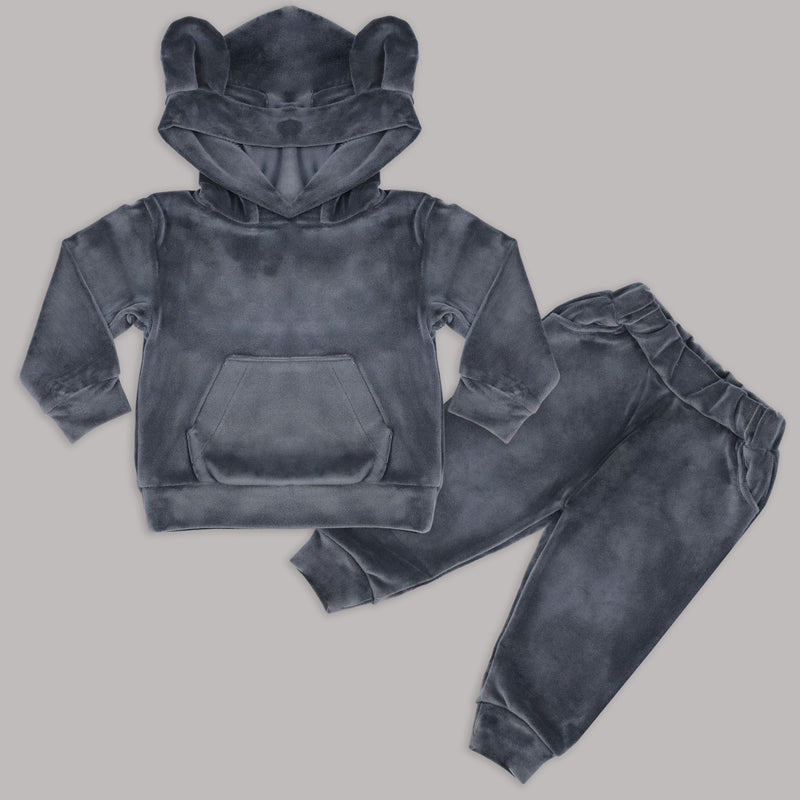 Velar Hooded Ears Tracksuit Set - 0 months to 7 years