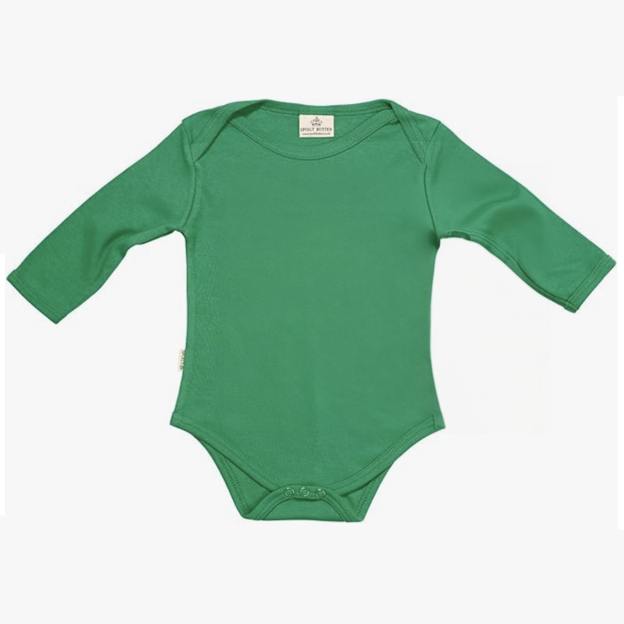 100% Organic Cotton Spoilt Rotten Branded - Long Sleeve Bodysuit - Newborn to 18 Months