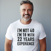 PERSONALISED Experience 'Personalised Years'  - Mens T- Shirt