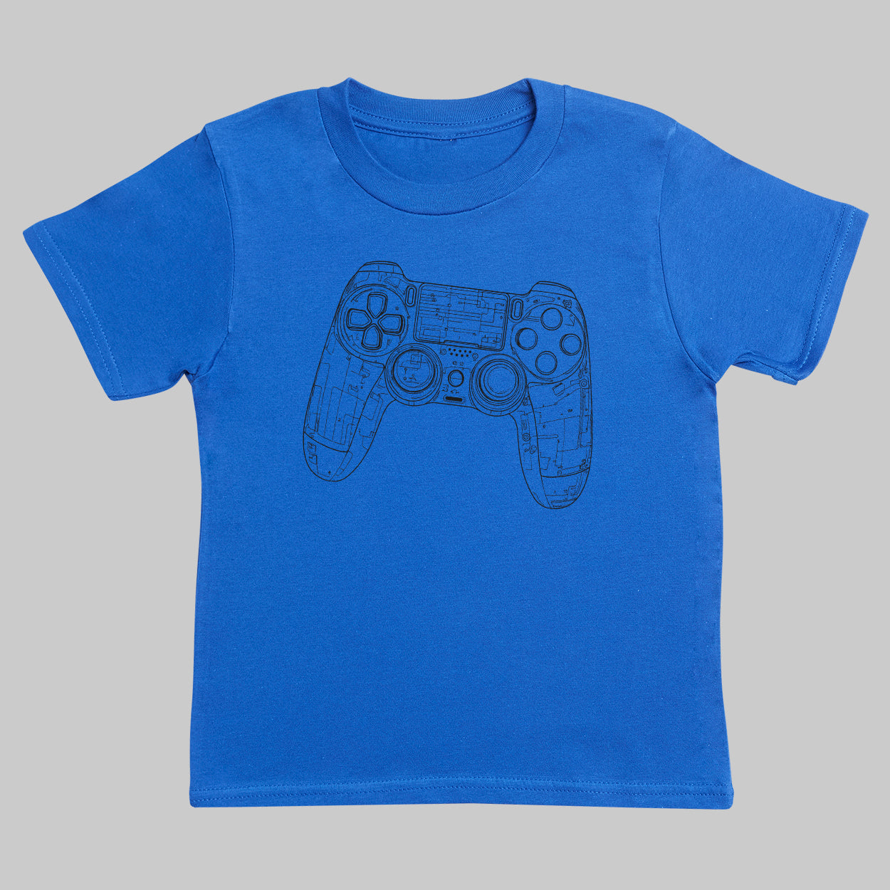 Gamer Controller - Kids T-Shirt Blue 3 yrs to 14 yrs