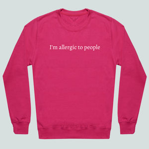 I'm Allergic To People - Adult Sweater red - S to XXL