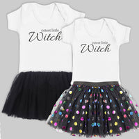 Cutest Witch - Matching Set Tutu - 0-1 years & 1-2 years