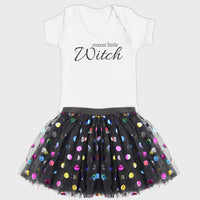 Cutest Witch - Matching Set Tutu - 0-1 years & 1-2 years