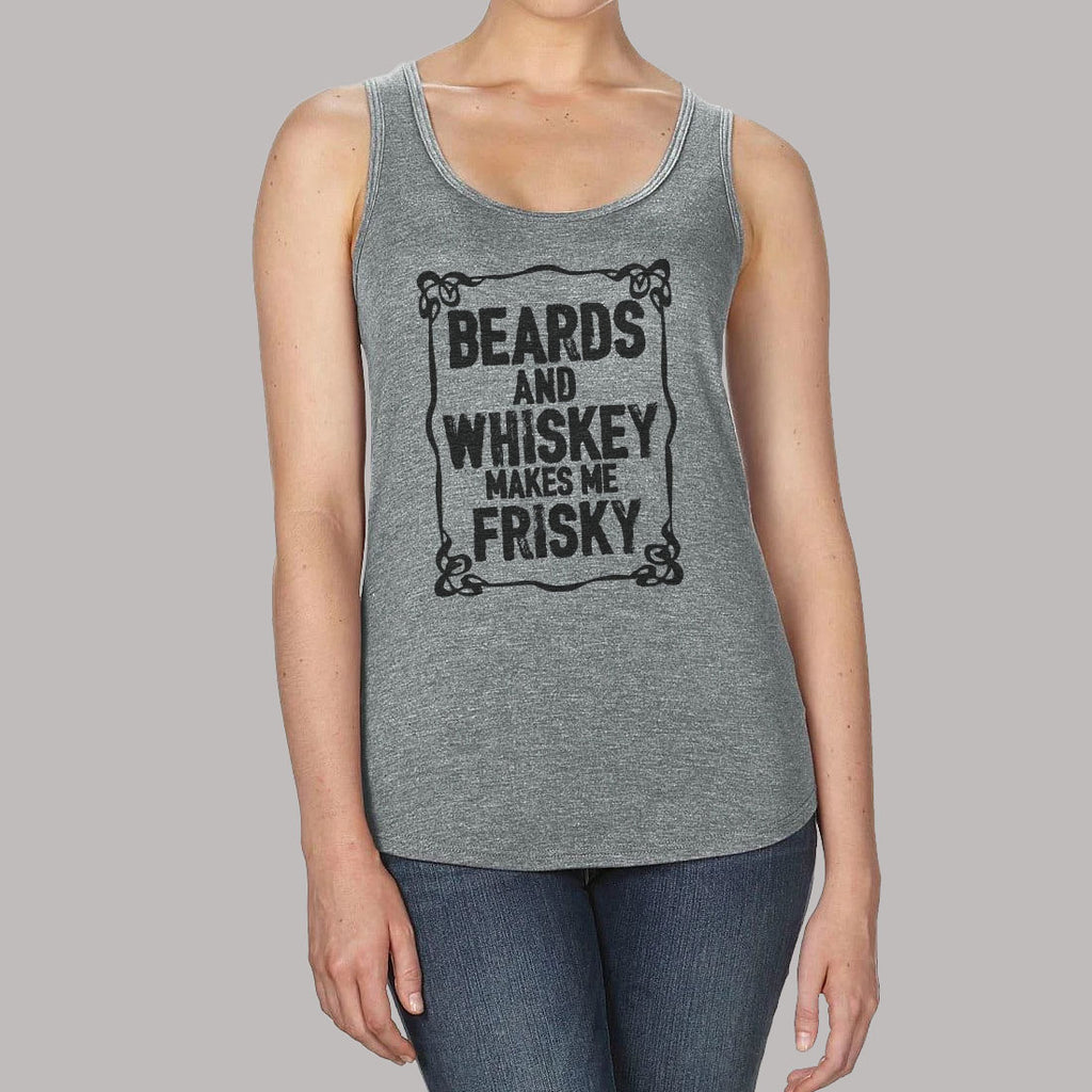 Beards Make Me Frisky - Womens Vest - XS to XXL