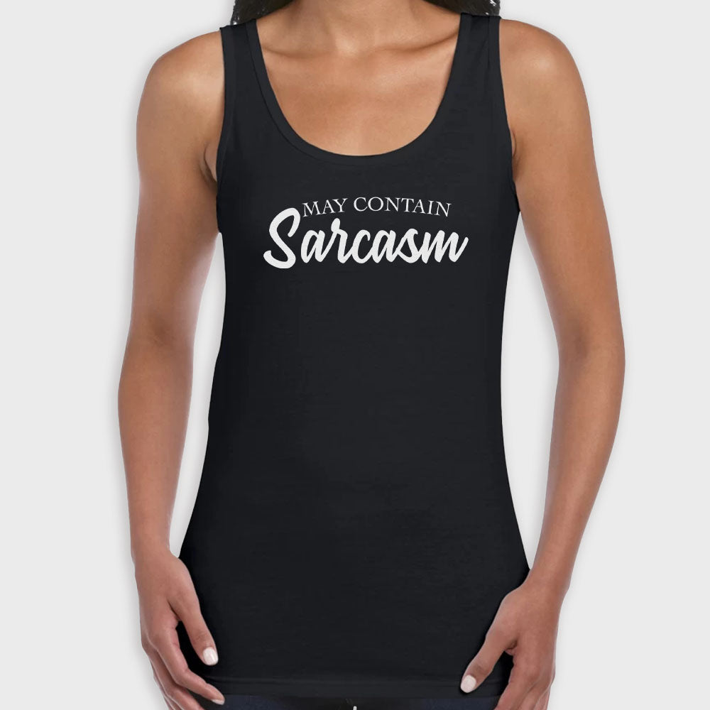 May Contain Sarcasm - Womens Vest - XS to XXL