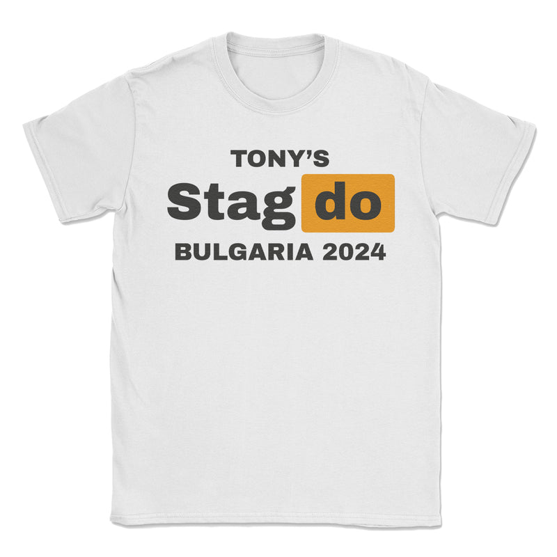 PERSONALISED Stag Do Themed - Stag Do T-Shirt