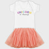 Unicorn In Training - Matching Set Tutu - 0-1 years & 1-2 years