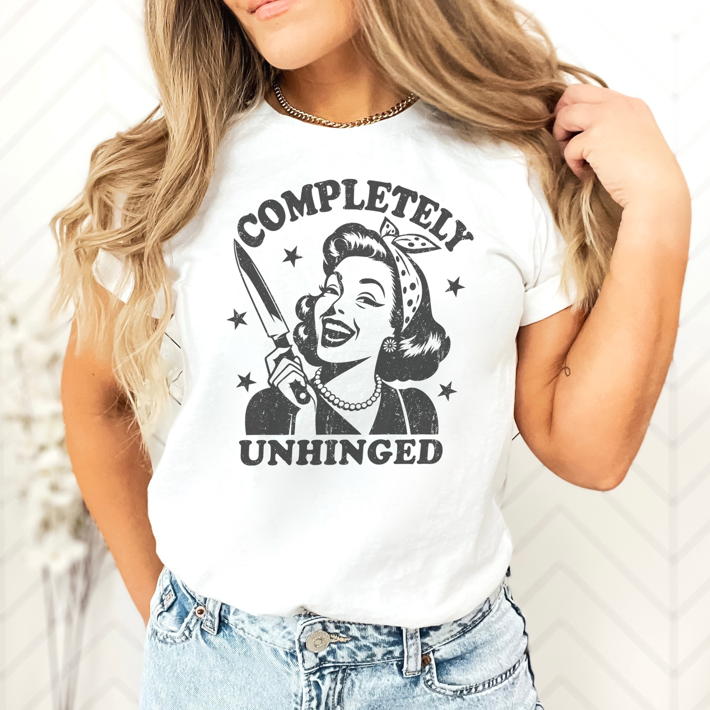 Completely Unhinged - Womens T-shirt