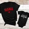 Mama & Mama's Lil Valentine - T-Shirt & Bodysuit / T-Shirt - (Sold Separately)