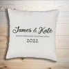 PERSONALISED Names and Making Memories Date - Printed Cushion Cover