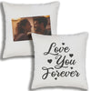 PERSONALISED Photo & Love You Forever - 2 Sided Print - Printed Cushion Cover