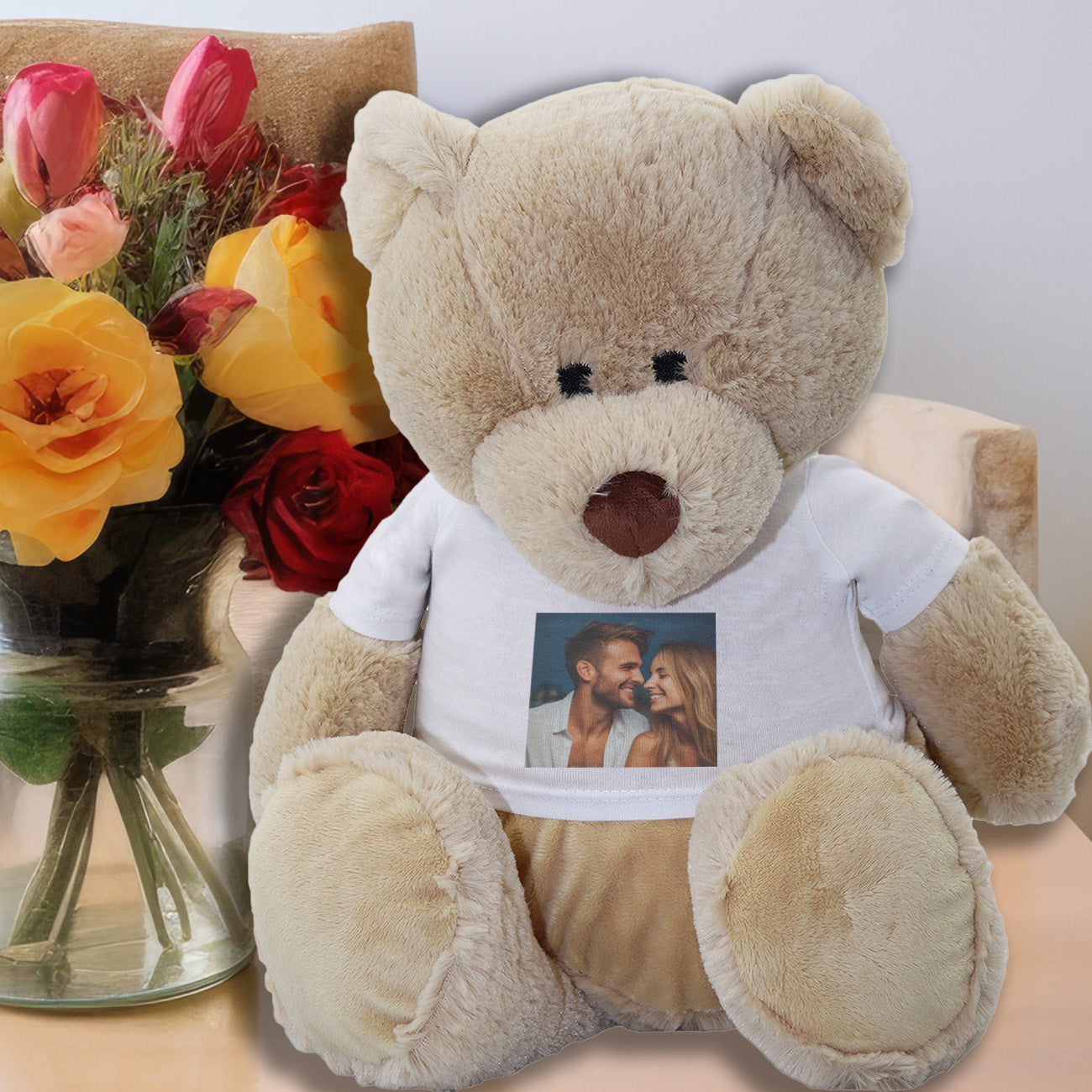 PERSONALISED Photo - Teddy & Teddy T-Shirt Photo