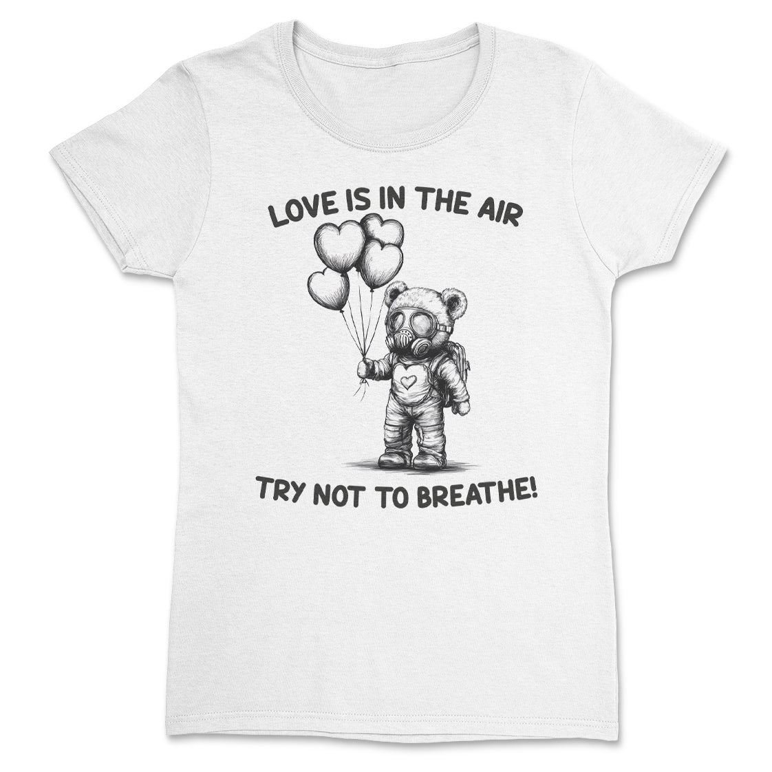 Love Is In The Air Try Not To Breathe - Single on Valentines - Bestie Gift