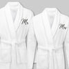 Mr & Mrs Script - Matching Bath Robes - Couple Gift Set - (Sold Separately)