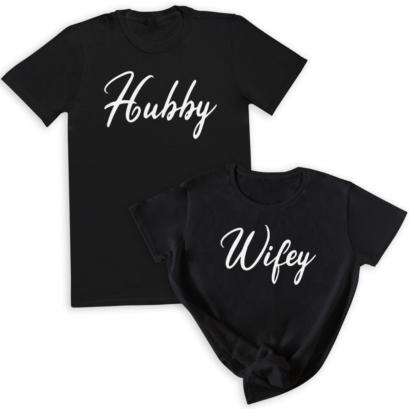 Hubby & Wifey Script - Couple Gift Set - (Sold Separately)