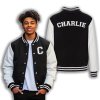 Personalised Initial(s) & Name Varsity Jacket - Kids & Adults Sizing