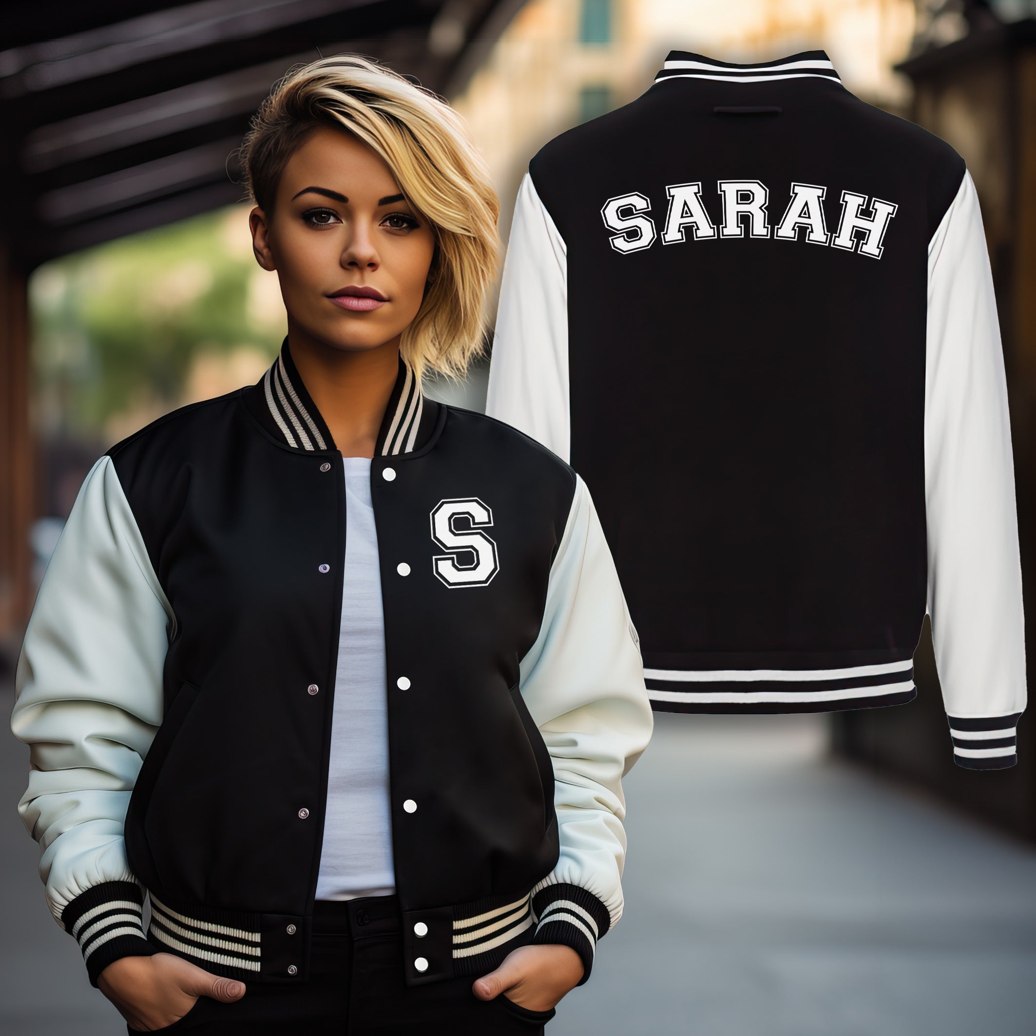 Personalised Initial(s) & Name Varsity Jacket - Kids & Adults Sizing