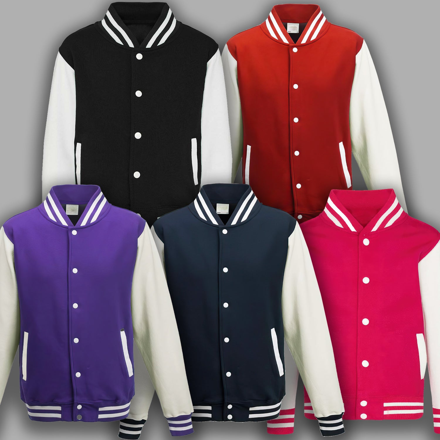 Fully PERSONALISED Varsity Jacket - Kids & Adults Sizing