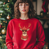 Too Cool Reindeer - Christmas Sweater - Christmas Jumper Sweatshirt - All Sizes