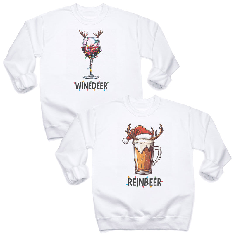 Reinbeer Winedeer - Christmas Jumper Sweatshirts - All Sizes