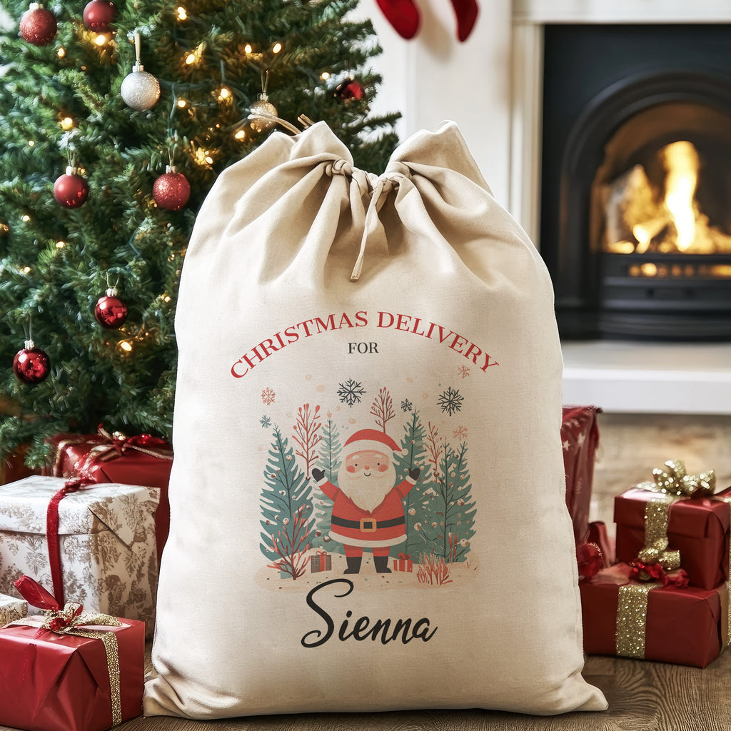 Personalised Christmas Delivery For.. - Christmas Santa Sack