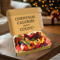 Christmas Calories Don't Count - Jelly & Fizzy Sweet Box