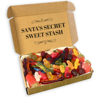 Santas Secret Sweet Stash - Jelly & Fizzy Sweet Box