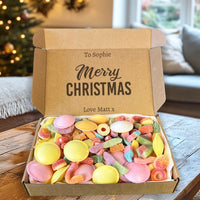 PERSONALISED Merry Christmas To & From - Jelly & Fizzy Sweet Box