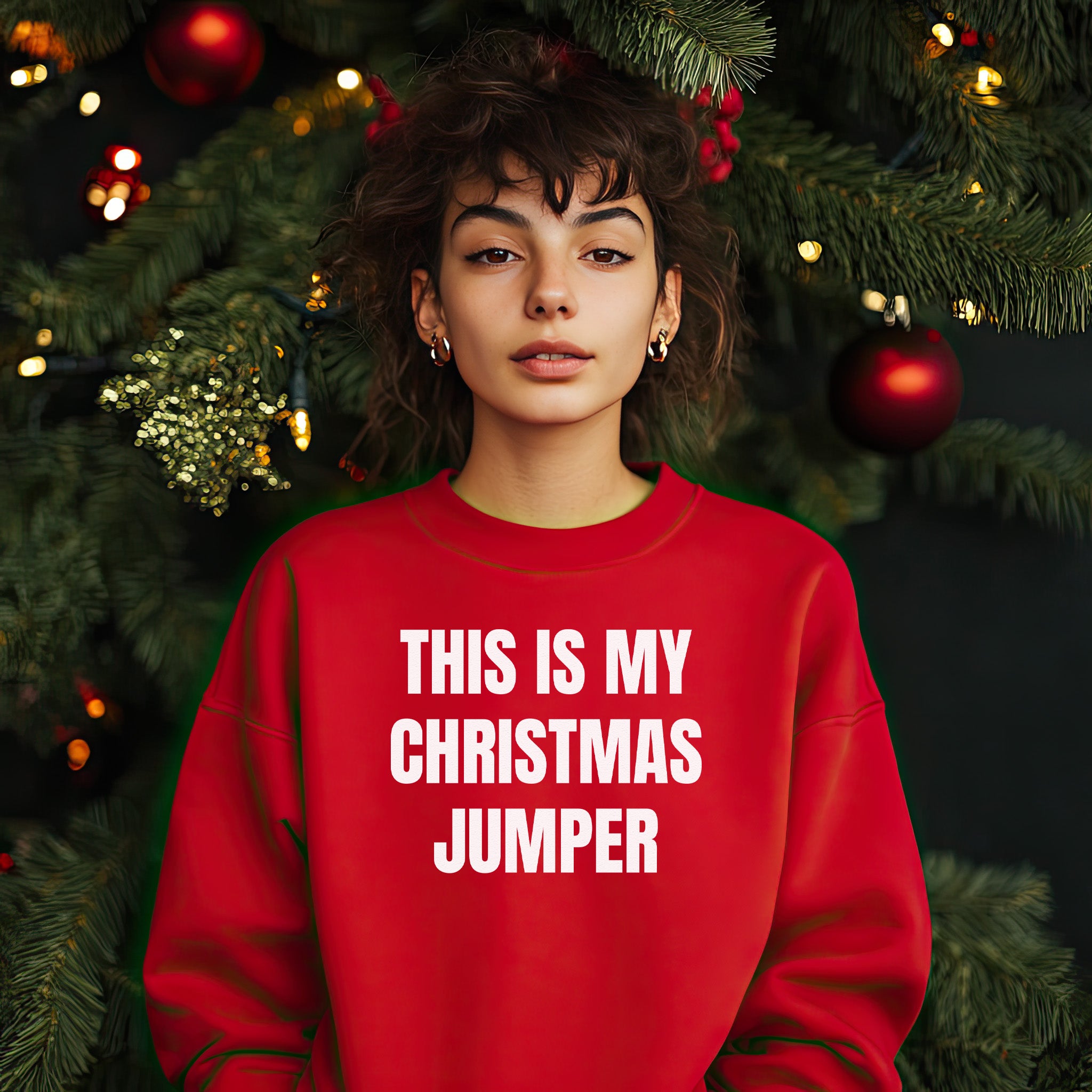 This Is My Christmas Jumper - Christmas Jumper Sweatshirt - All Sizes