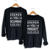 You Scumbag & You Maggot Sweater Style Design - Christmas Matching - All Styles - (Sold Separately)