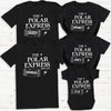 PERSONALISED Name The Polar Express Admit One - Family Matching Christmas Tops - Adult, Kids & Baby - (Sold Separately)