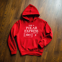 PERSONALISED Name Polar Express - Christmas Hoodie or Jumper Sweatshirt - All Sizes