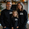 Team Santa Pocket Design - Family Matching Christmas Tops - Adult, Kids & Baby - (Sold Separately)