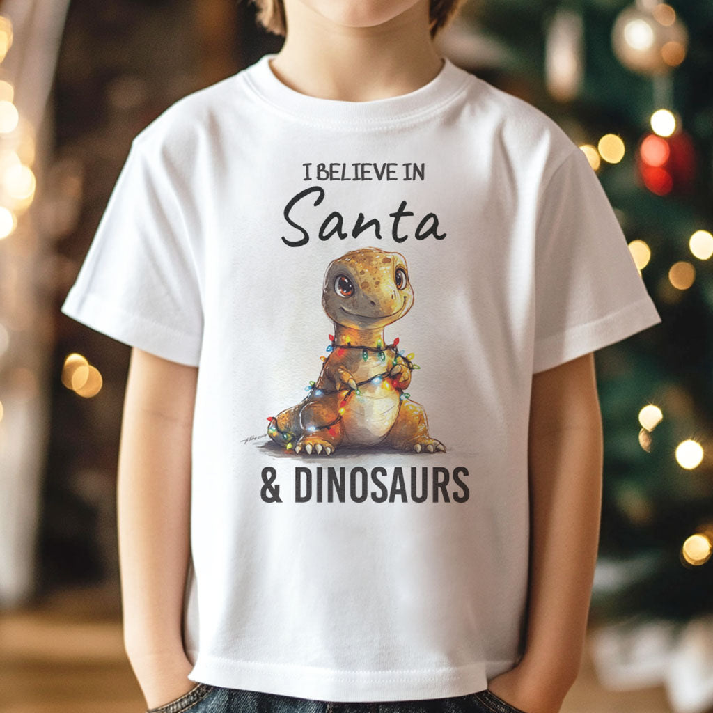 I Believe In Santa & Dinosaurs - Baby & Kids - All Styles & Sizes