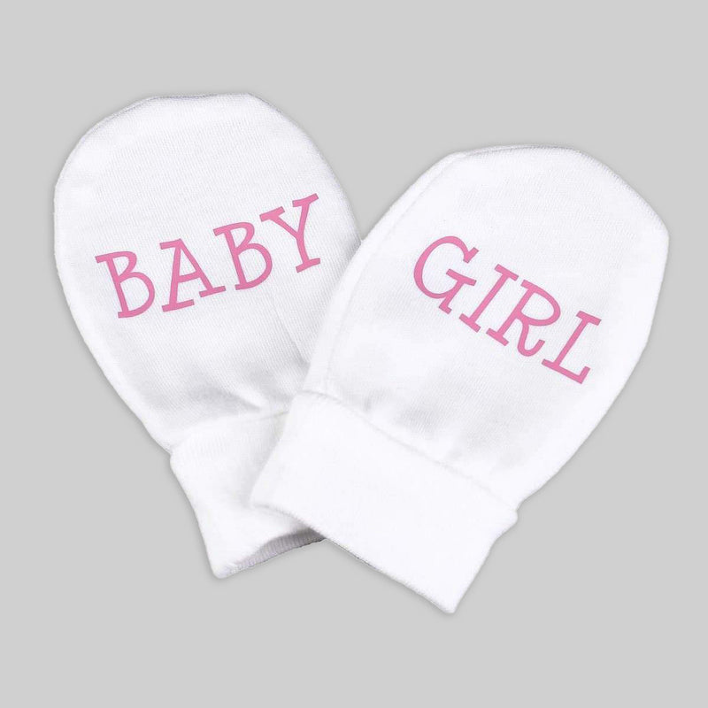 Baby Girl 100% Cotton Scratch Mittens