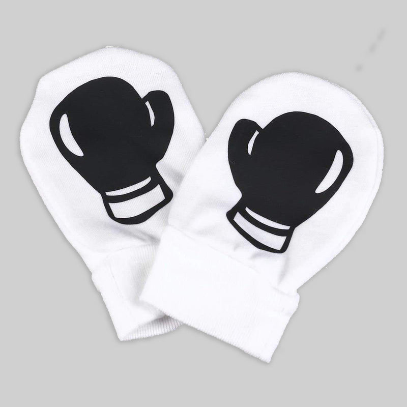 Boxing Gloves Design 100% Cotton Scratch Mittens