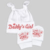 Daddy's Girl Knot Hat & Scratch Mits Baby Set