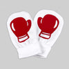 Red Boxing Gloves 100% Cotton Scratch Mittens