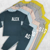 Ohio Personalised Name & Initials Lounge Suit / Tracksuit - 6 Colours - 0M-7yrs