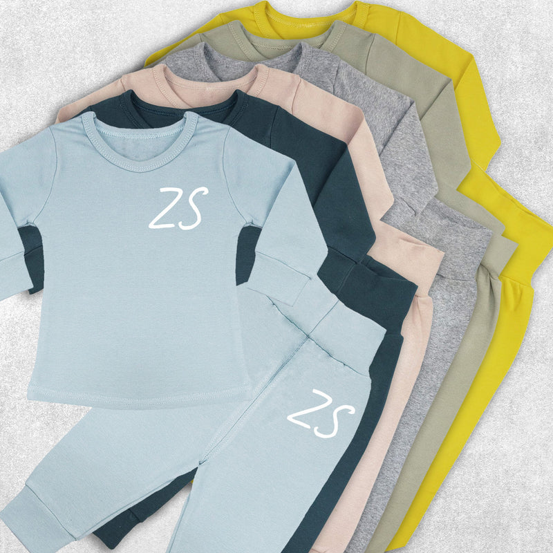 New York Personalised Initials Lounge Suit / Tracksuit - 6 Colours - 0M-7yrs