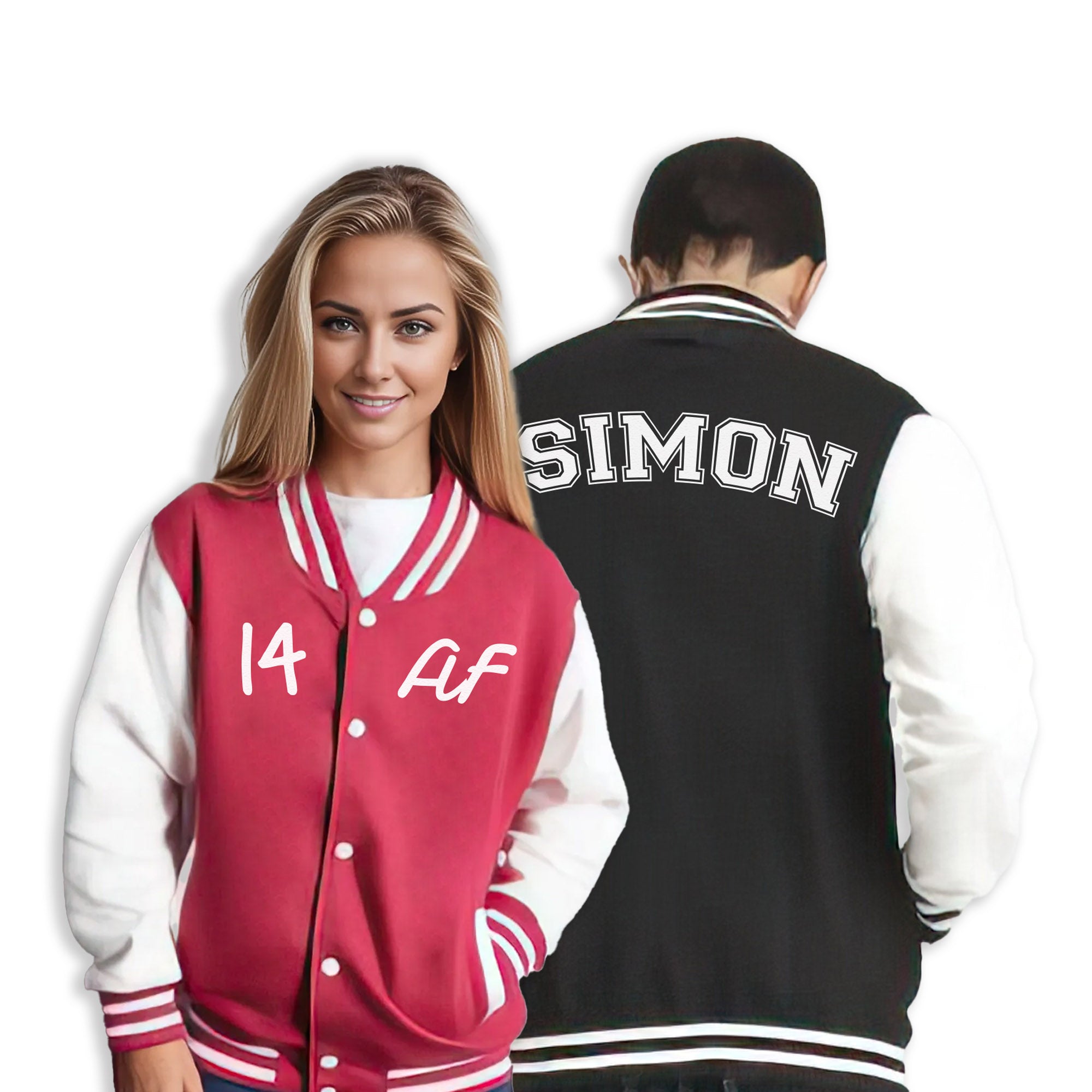 Fully PERSONALISED Varsity Jacket - Kids & Adults Sizing