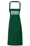 Caution Mum Cooking - Adult Apron (4784722968625)