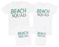 Beach Squad - Matching Set - Baby Bodysuit & Kids T-Shirt, Mum & Dad T-Shirt (4288568295473)